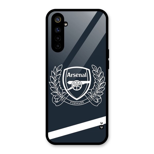 Arsenal Forward Glass Back Case for Realme 6