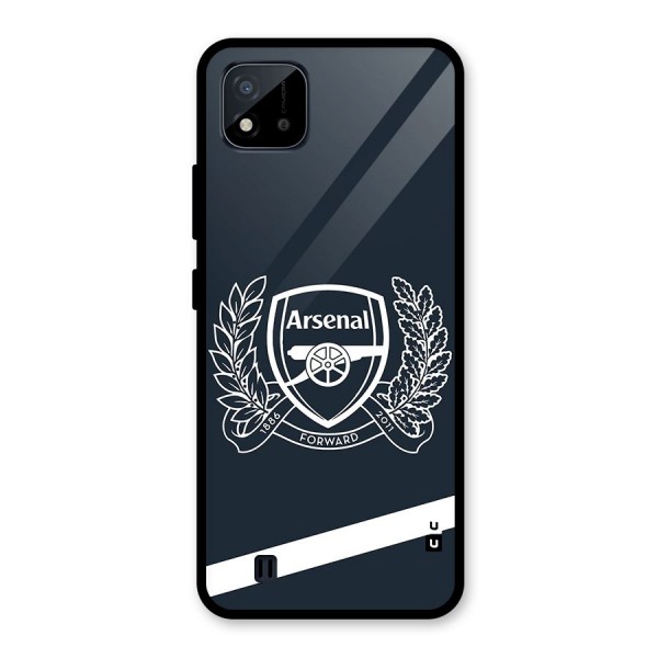 Arsenal Forward Glass Back Case for Realme C11 2021