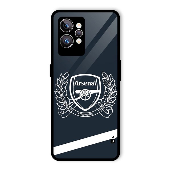 Arsenal Forward Glass Back Case for Realme GT2 Pro