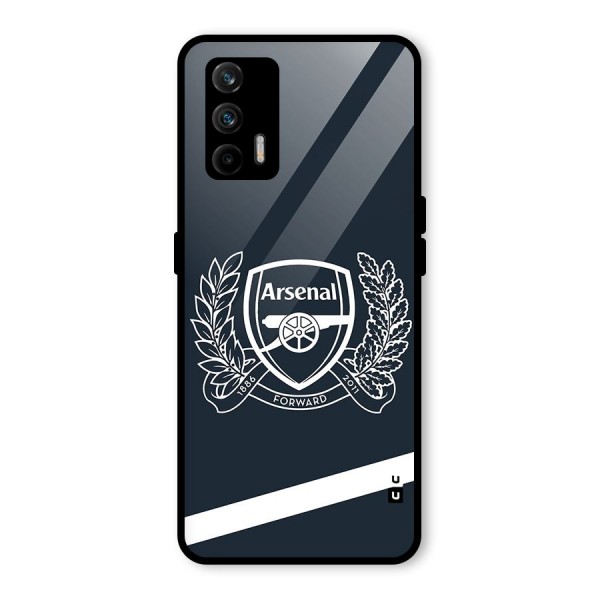 Arsenal Forward Glass Back Case for Realme X7 Max