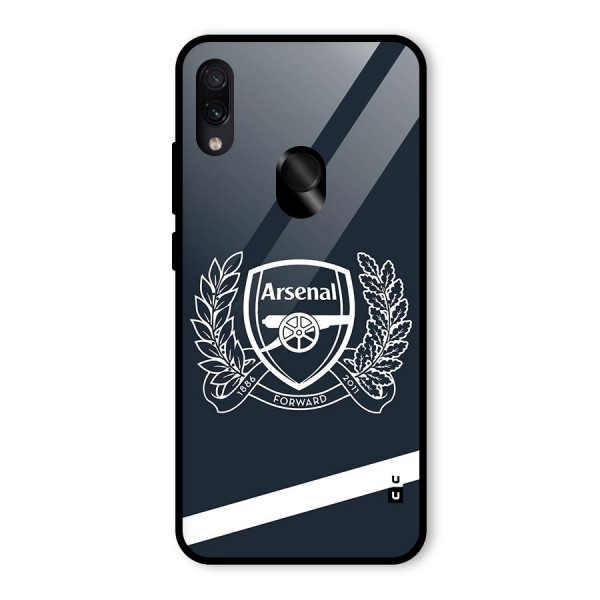 Arsenal Forward Glass Back Case for Redmi Note 7S