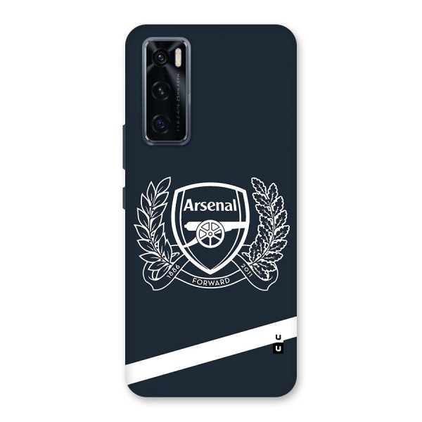 Arsenal Forward Glass Back Case for Vivo V20 SE