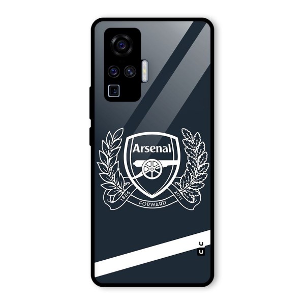 Arsenal Forward Glass Back Case for Vivo X50 Pro