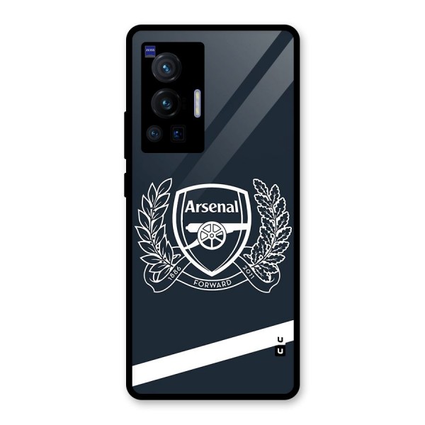 Arsenal Forward Glass Back Case for Vivo X70 Pro