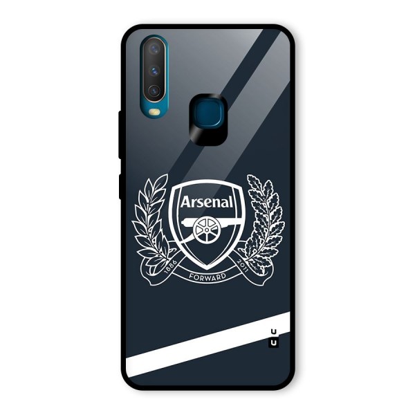 Arsenal Forward Glass Back Case for Vivo Y12