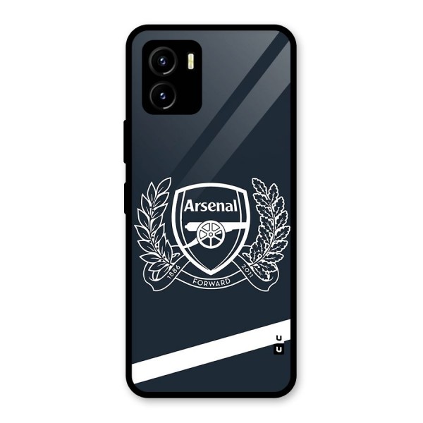 Arsenal Forward Glass Back Case for Vivo Y15s