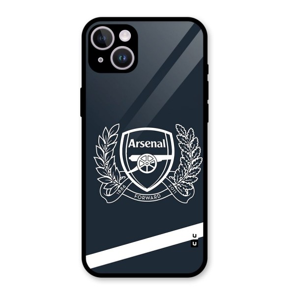 Arsenal Forward Glass Back Case for iPhone 14 Plus