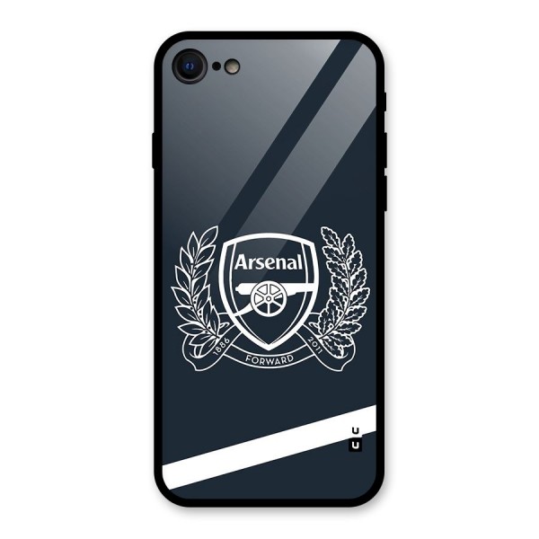 Arsenal Forward Glass Back Case for iPhone 8