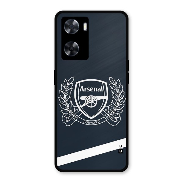 Arsenal Forward Metal Back Case for Oppo A57 2022