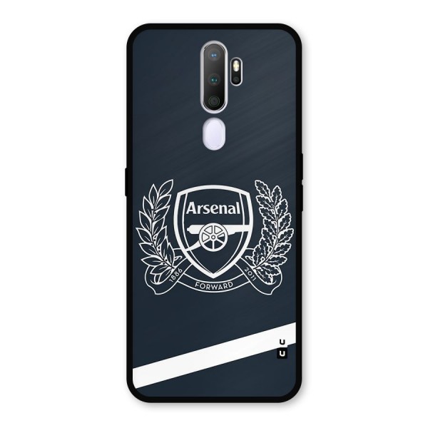 Arsenal Forward Metal Back Case for Oppo A5 (2020)