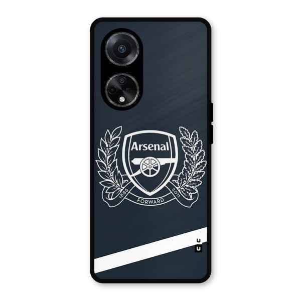 Arsenal Forward Metal Back Case for Oppo F23