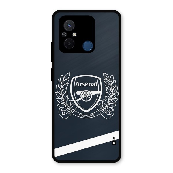 Arsenal Forward Metal Back Case for Poco C55