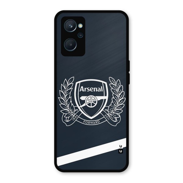 Arsenal Forward Metal Back Case for Realme 9i