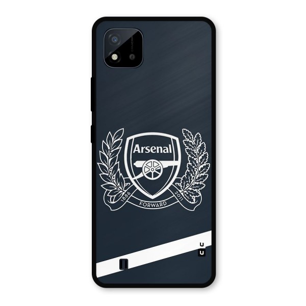 Arsenal Forward Metal Back Case for Realme C11 2021