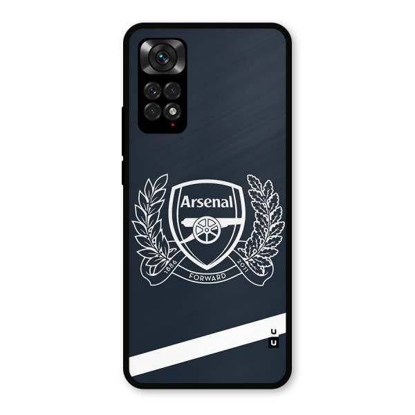 Arsenal Forward Metal Back Case for Redmi Note 11