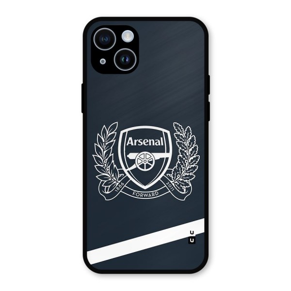 Arsenal Forward Metal Back Case for iPhone 14