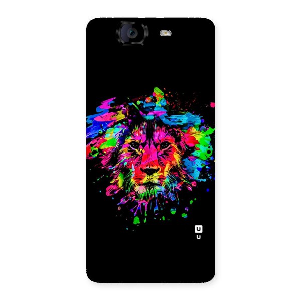 Artistic Lion Art Splash Back Case for Canvas Knight A350