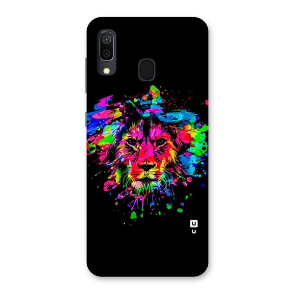 Artistic Lion Art Splash Back Case for Galaxy A20