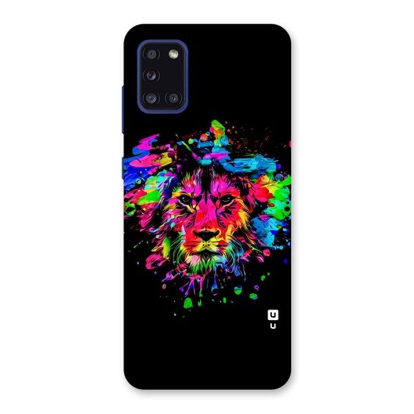 Artistic Lion Art Splash Back Case for Galaxy A31