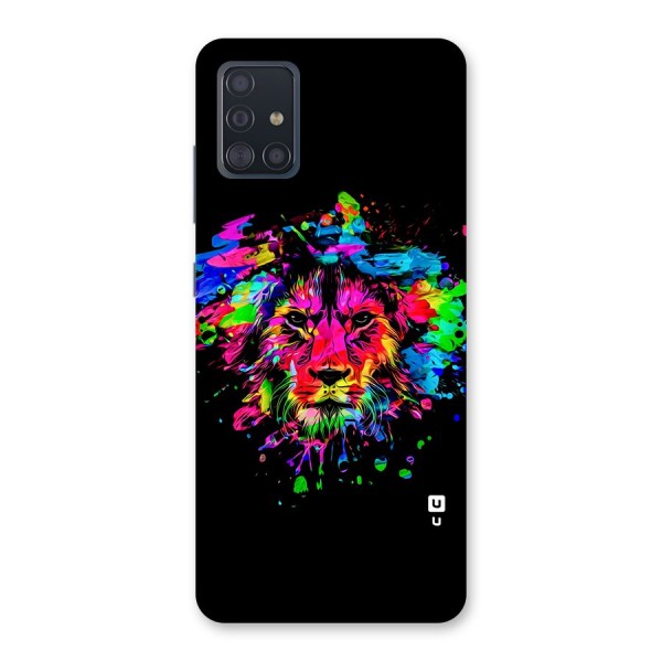 Artistic Lion Art Splash Back Case for Galaxy A51