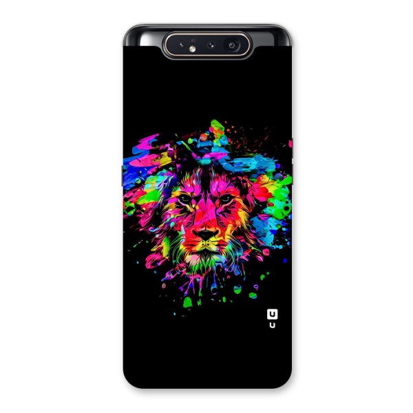 Artistic Lion Art Splash Back Case for Galaxy A80