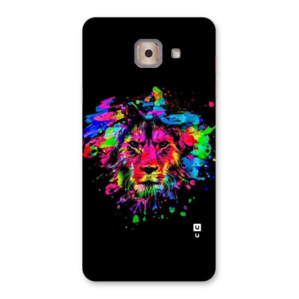 Artistic Lion Art Splash Back Case for Galaxy J7 Max