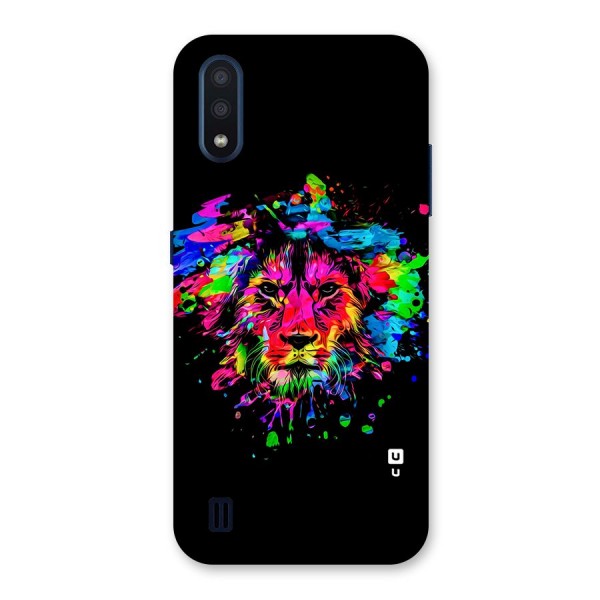 Artistic Lion Art Splash Back Case for Galaxy M01