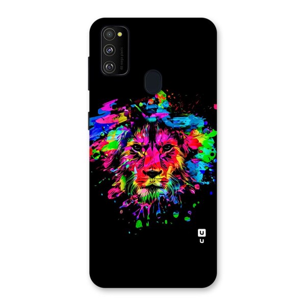 Artistic Lion Art Splash Back Case for Galaxy M30s