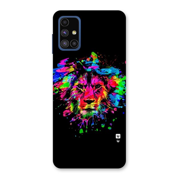 Artistic Lion Art Splash Back Case for Galaxy M51