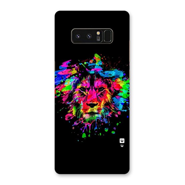 Artistic Lion Art Splash Back Case for Galaxy Note 8