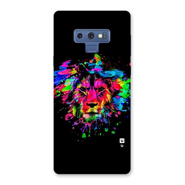 Artistic Lion Art Splash Back Case for Galaxy Note 9