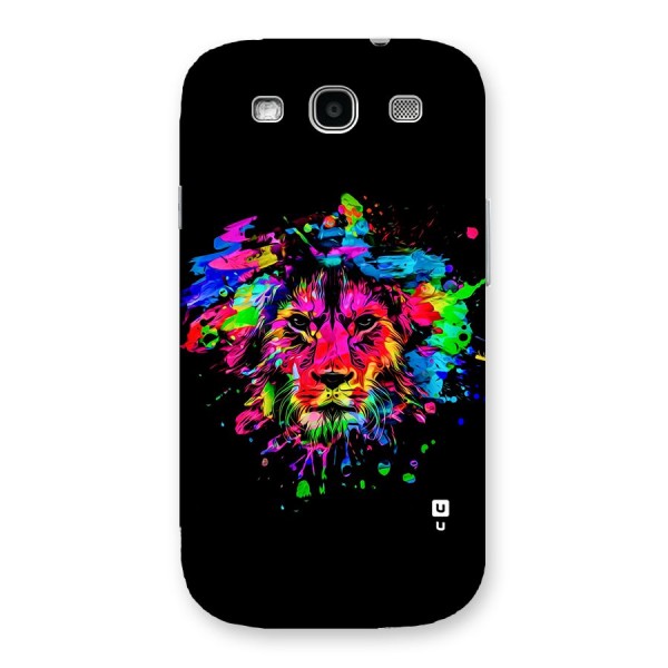 Artistic Lion Art Splash Back Case for Galaxy S3 Neo