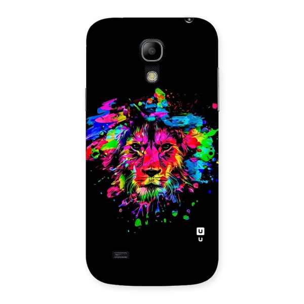 Artistic Lion Art Splash Back Case for Galaxy S4 Mini