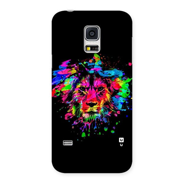 Artistic Lion Art Splash Back Case for Galaxy S5 Mini