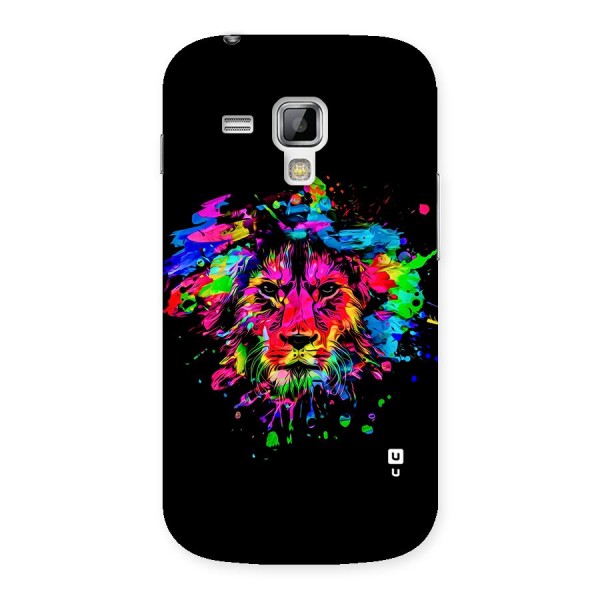 Artistic Lion Art Splash Back Case for Galaxy S Duos