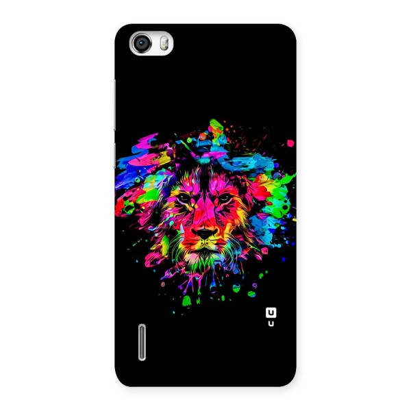 Artistic Lion Art Splash Back Case for Honor 6