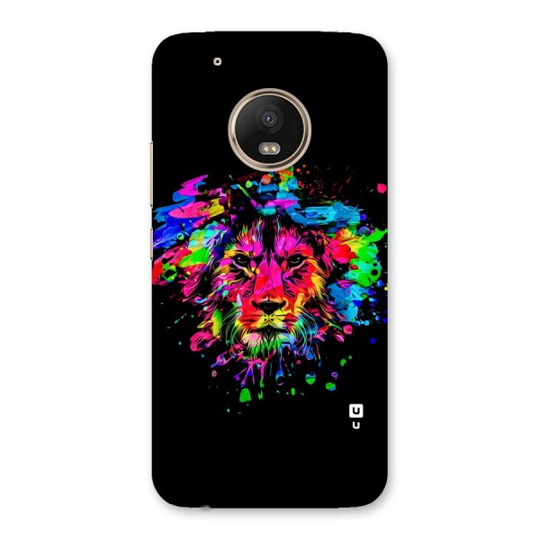 Artistic Lion Art Splash Back Case for Moto G5 Plus