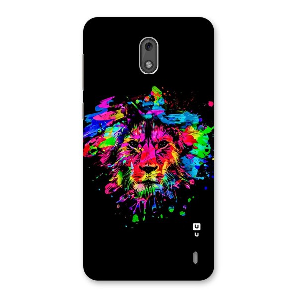 Artistic Lion Art Splash Back Case for Nokia 2