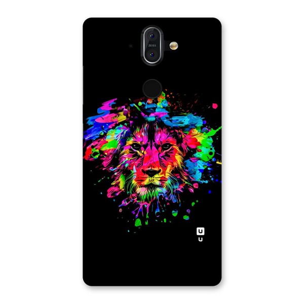 Artistic Lion Art Splash Back Case for Nokia 8 Sirocco