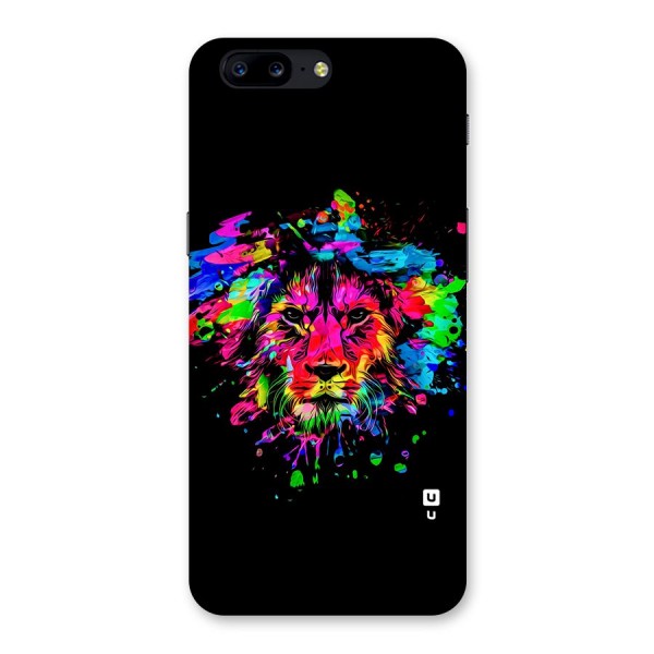 Artistic Lion Art Splash Back Case for OnePlus 5