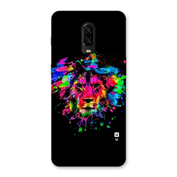 Artistic Lion Art Splash Back Case for OnePlus 6T