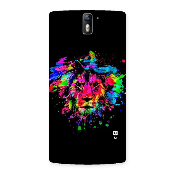 Artistic Lion Art Splash Back Case for One Plus One