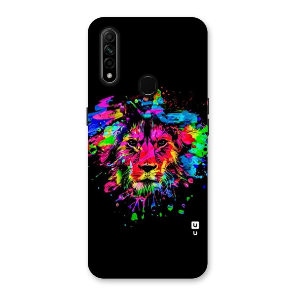 Artistic Lion Art Splash Back Case for Oppo A31