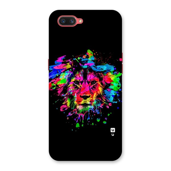 Artistic Lion Art Splash Back Case for Oppo A3s