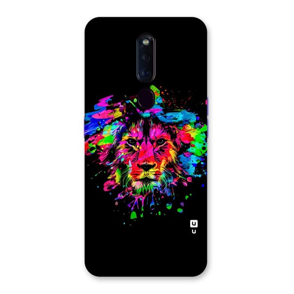 Artistic Lion Art Splash Back Case for Oppo F11 Pro