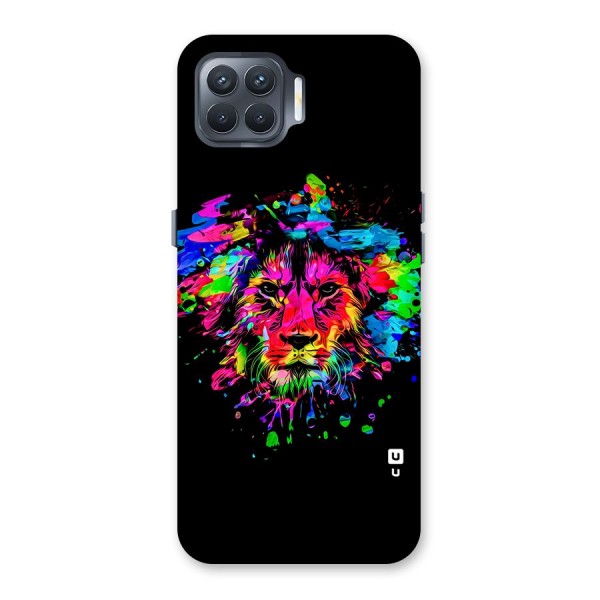 Artistic Lion Art Splash Back Case for Oppo F17 Pro