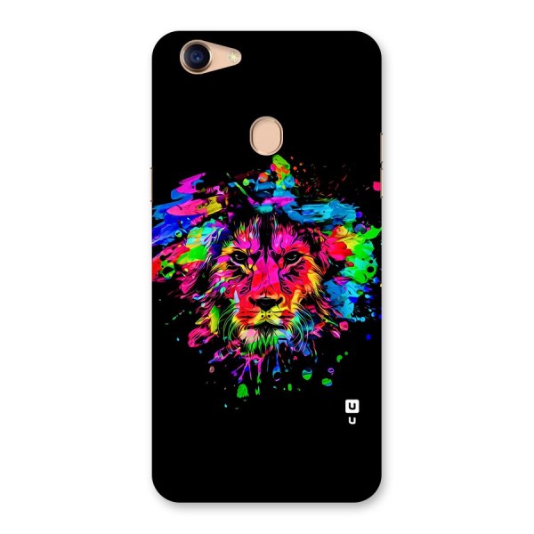 Artistic Lion Art Splash Back Case for Oppo F5