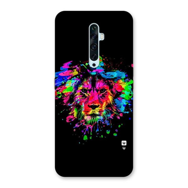 Artistic Lion Art Splash Back Case for Oppo Reno2 Z