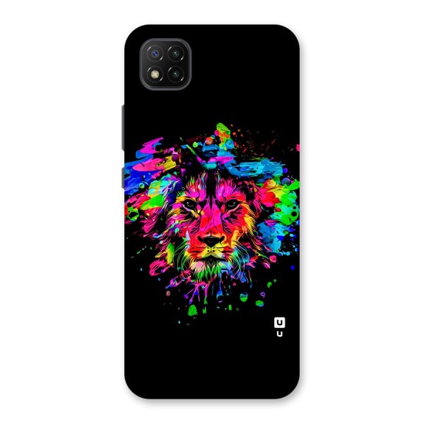 Artistic Lion Art Splash Back Case for Poco C3