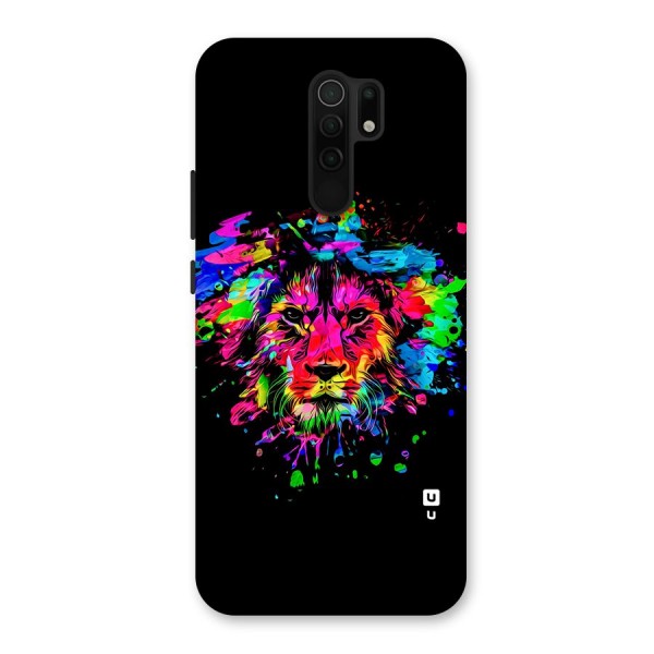 Artistic Lion Art Splash Back Case for Poco M2